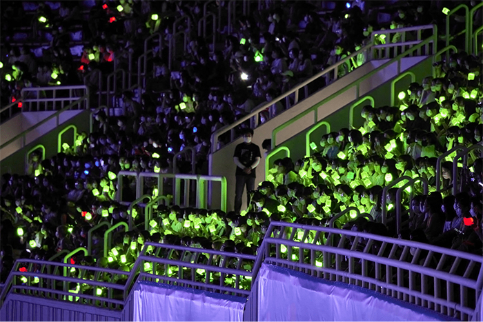 개막공연(K-POP SUPER LIVE) 관객